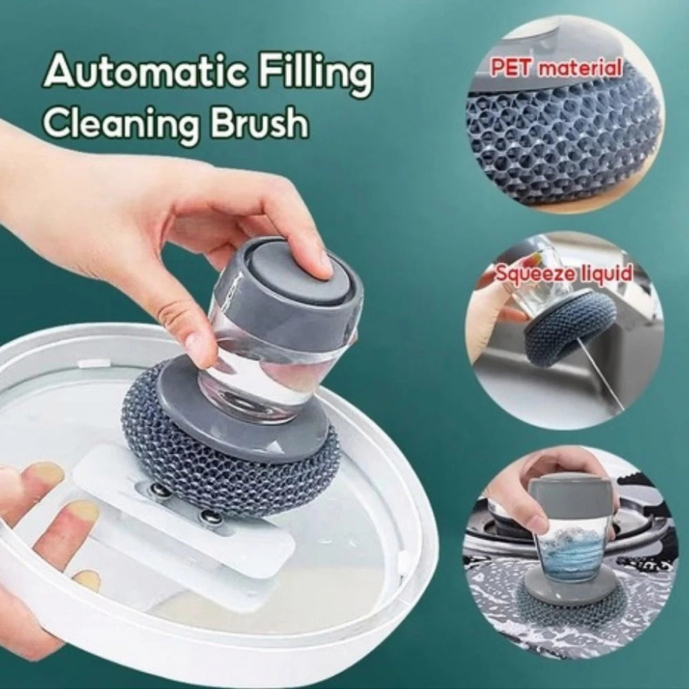 Soap Dispensing Brush