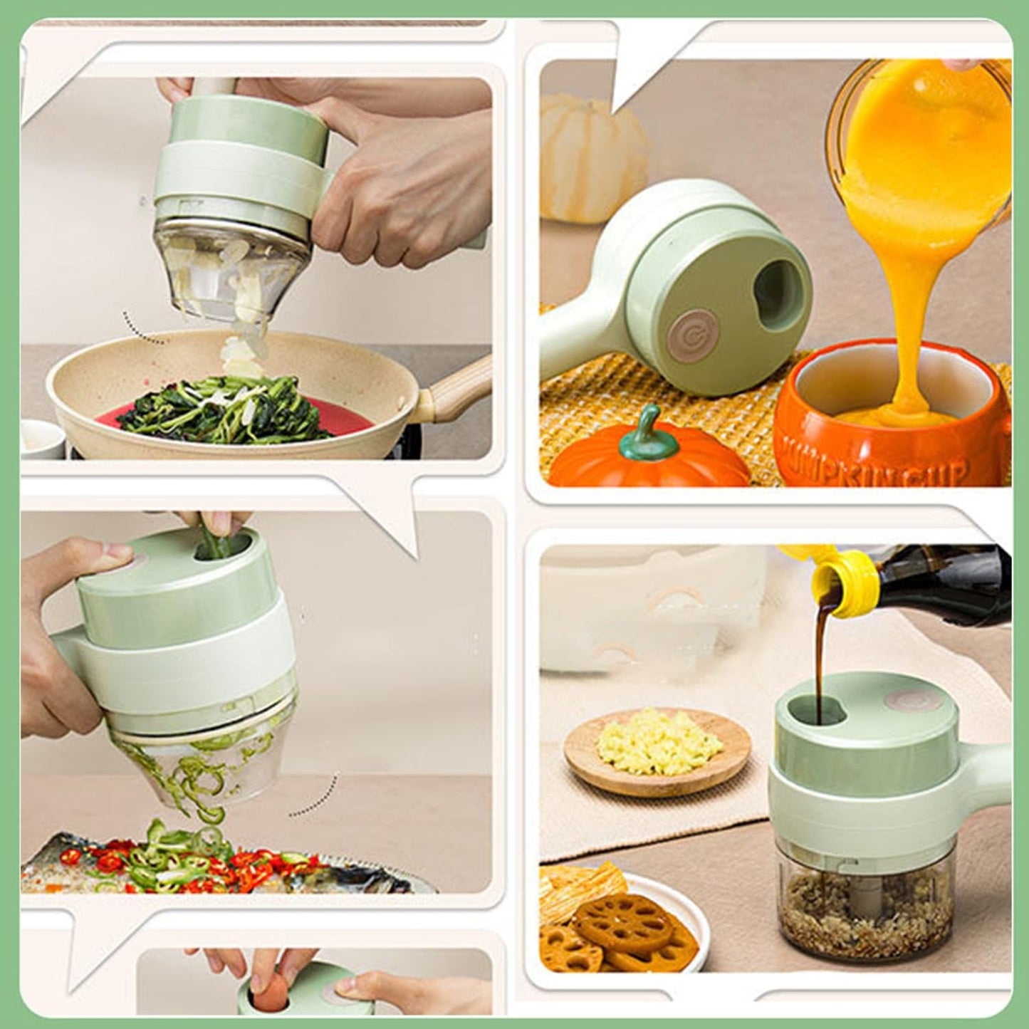 One-Touch Electric Food Chopper